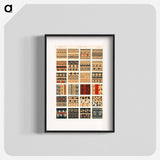 アートポスター-Nineteenth Century Ornamental Pattern
 - 装飾の文法 Poster.