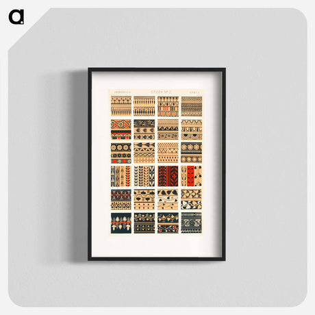 アートポスター-Nineteenth Century Ornamental Pattern
 - 装飾の文法 Poster.
