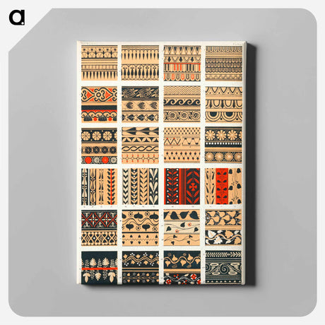 アートパネル-Nineteenth Century Ornamental Pattern
 - 装飾の文法 Canvas.