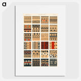 アートポスター-Nineteenth Century Ornamental Pattern
 - 装飾の文法 Poster.