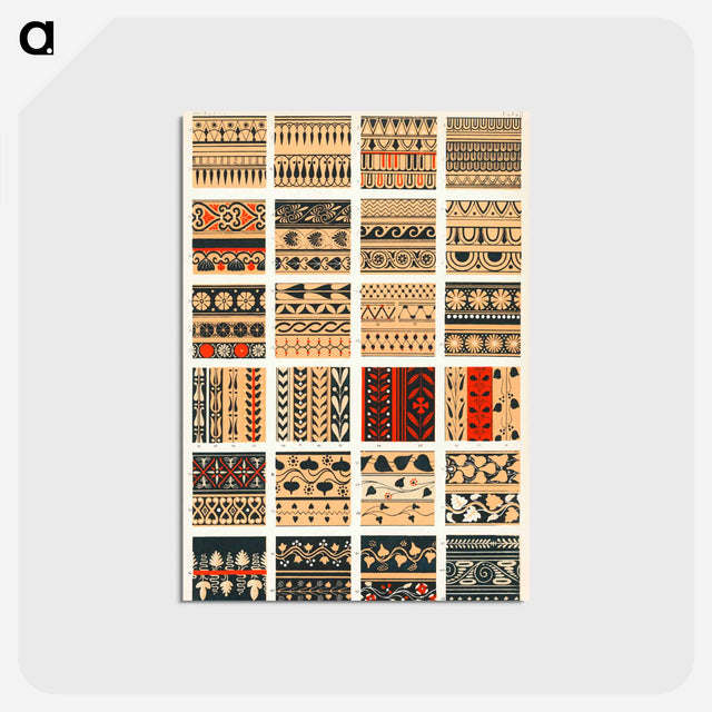 アートポストカード-Nineteenth Century Ornamental Pattern
 - 装飾の文法 Postcard.