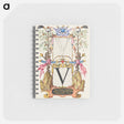 アートメモ帳-Guide for Constructing the Letter V from Mira Calligraphiae Monumenta
 - 書道のお手本 Memo.