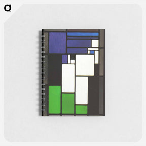 アートメモ帳-Stained glass composition "Woman" - テオ ファン ドゥースブルフ Memo.