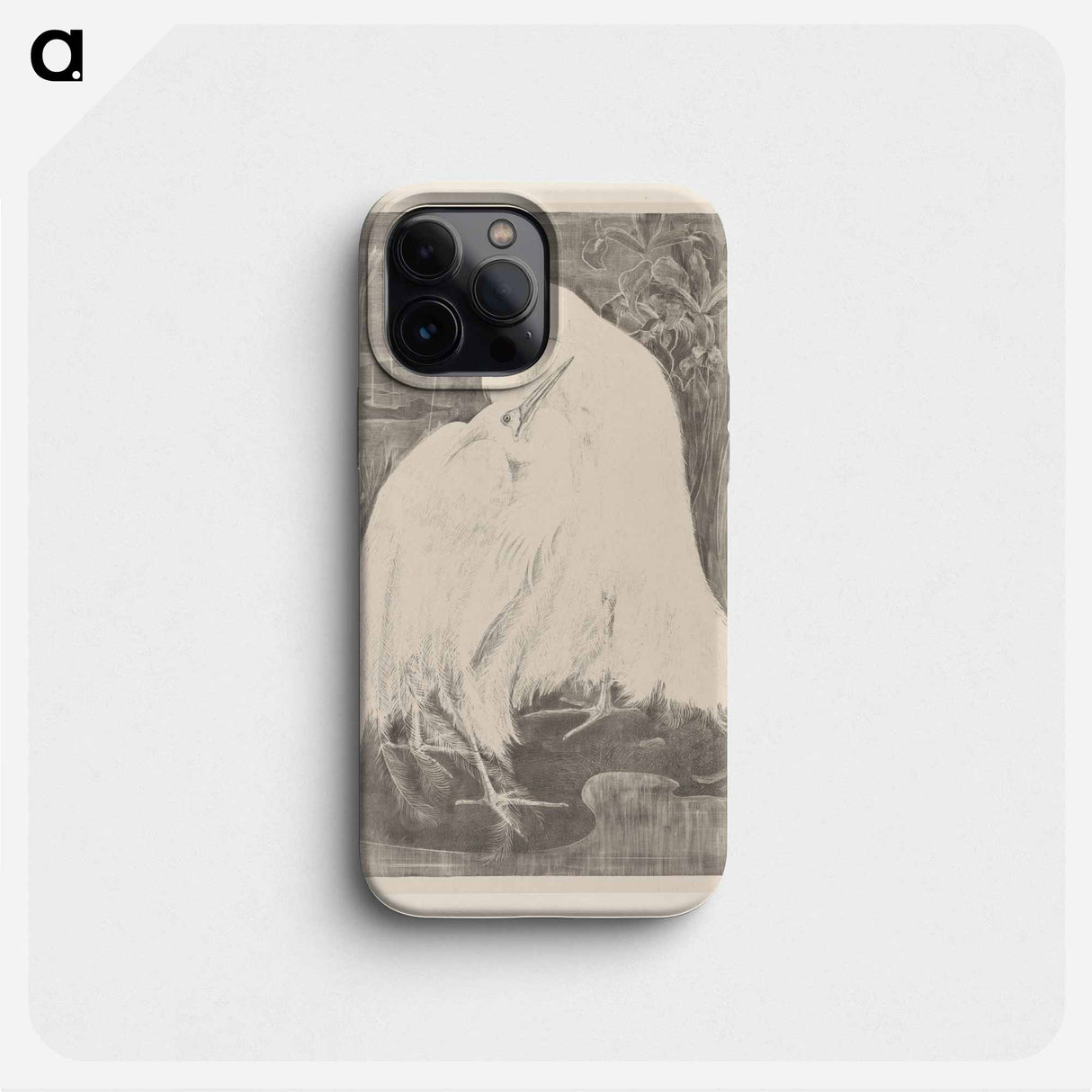 Twee zilverreigers - Theo van Hoytema Phone Case.