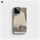 Twee zilverreigers - Theo van Hoytema Phone Case.