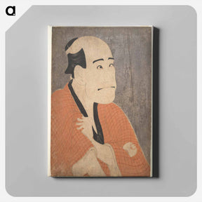 アートパネル-Arashi Ryūzō I as Ishibe Kinkichi in the Play "Hana Ayame Bunroku Soga" - 東洲斎 写楽 Canvas.