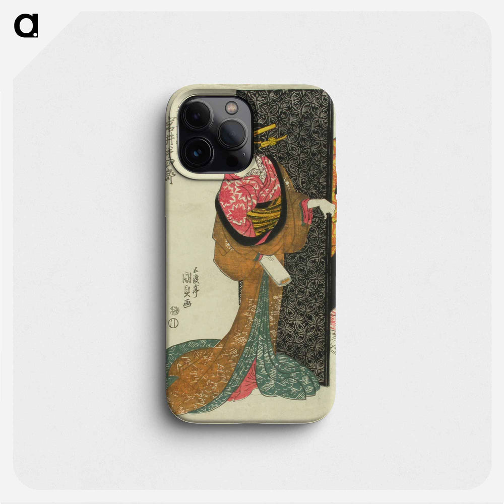 Actor Iwai Hanshiro V in the Play Imose no En Risho Kumi-Ito
 - 歌川 国貞 Phone Case.