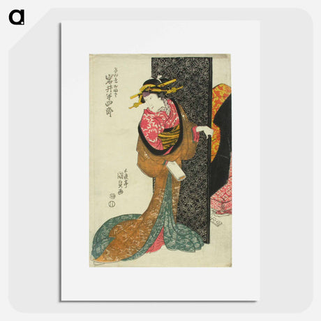 アートポスター-Actor Iwai Hanshiro V in the Play Imose no En Risho Kumi-Ito
 - 歌川 国貞 Poster.
