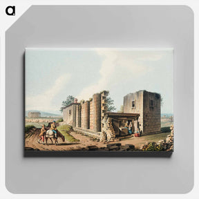 アートパネル-Ancient Temples at Agrigentum - オスマン帝国領内の景色 Canvas.
