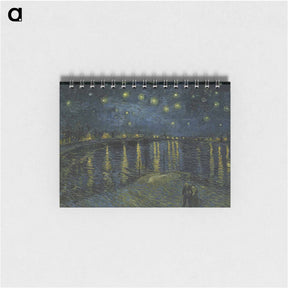 アートメモ帳-Starry Night on the Rhone - フィンセント ファン ゴッホ Memo.