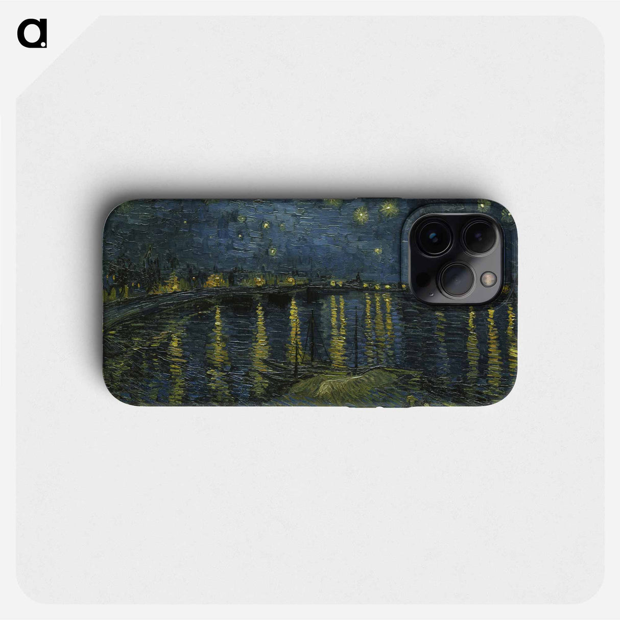 Starry Night on the Rhone - Vincent van Gogh Phone Case.