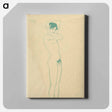 アートパネル-Männlicher Akt, stehend im Halbprofil
 - ウィーン博物館 Canvas.