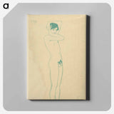 アートパネル-Männlicher Akt, stehend im Halbprofil
 - ウィーン博物館 Canvas.