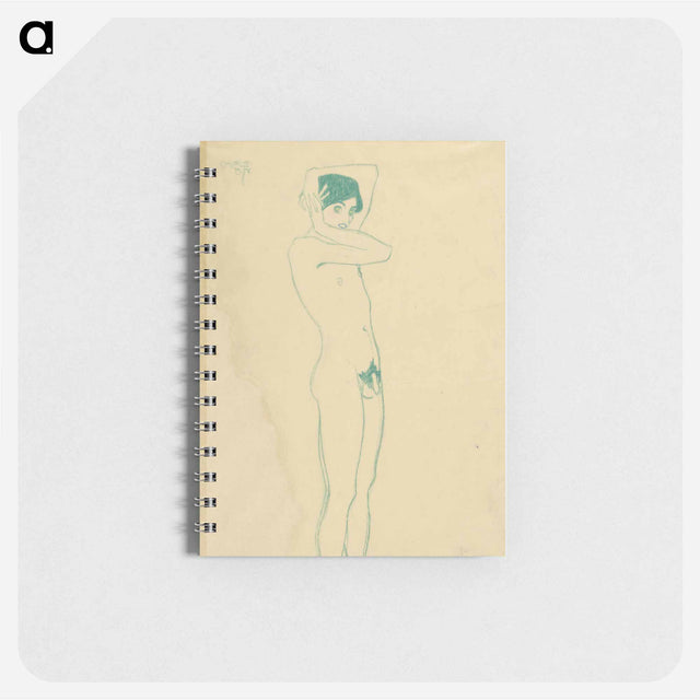 アートメモ帳-Männlicher Akt, stehend im Halbprofil
 - ウィーン博物館 Memo.