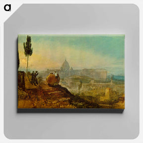 アートパネル-St. Peter's from the south - ウィリアム ターナー Canvas.