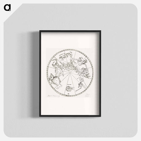 アートポスター-The Southern Hemisphere of the Celestial Globe - アルブレヒト デューラー Poster.