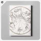 The Southern Hemisphere of the Celestial Globe - アルブレヒト デューラー Canvas.