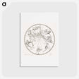 アートポストカード-The Southern Hemisphere of the Celestial Globe - アルブレヒト デューラー Postcard.