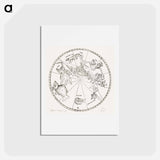 アートポストカード-The Southern Hemisphere of the Celestial Globe - アルブレヒト デューラー Postcard.