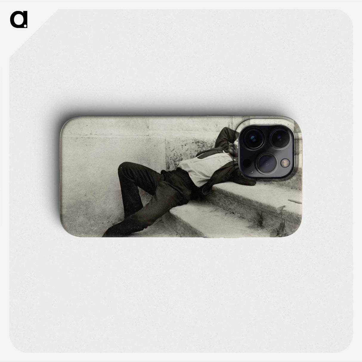 Self-Portrait, Cortina - アルフレッド スティーグリッツ Phone Case.