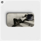 Self-Portrait, Cortina - アルフレッド スティーグリッツ Phone Case.