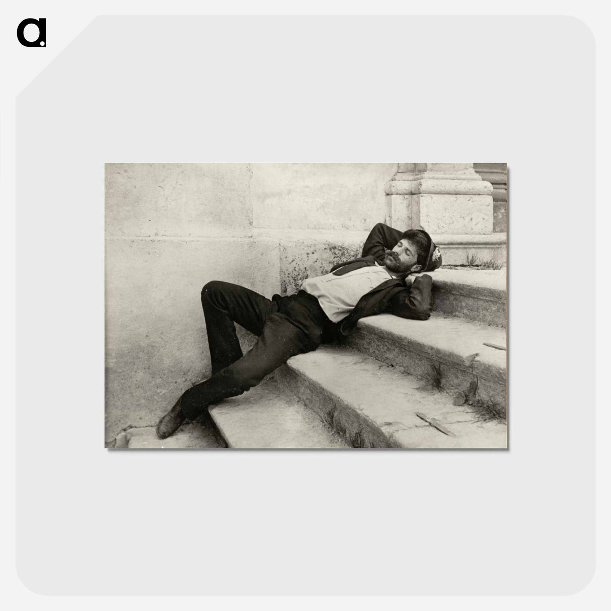 アートポストカード-Self-Portrait, Cortina - アルフレッド スティーグリッツ Postcard.
