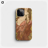 Untitled - Alphonse Mucha Phone Case.