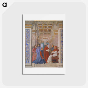 アートポストカード-The Family of Ludovico Gonzaga - アンドレア マンテーニャ Postcard.
