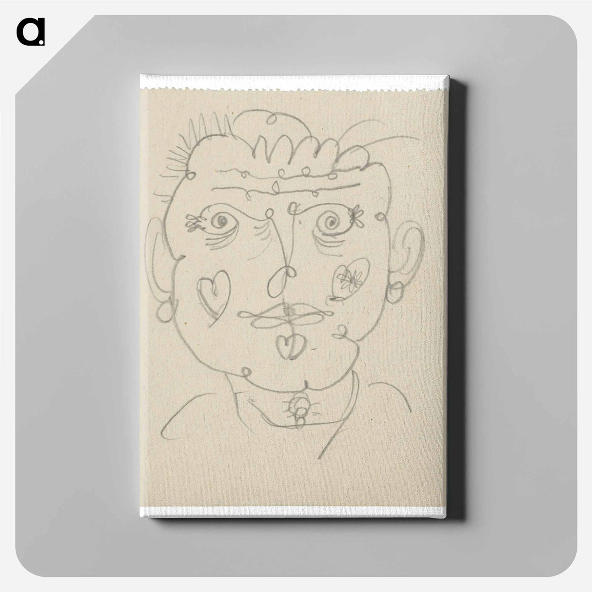 Sketchbook 22 arcimboldo effect (inserted sheet) - アーノルド ピーター ワイズ クビンチャン Canvas.