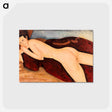 アートポストカード-Reclining Nude from the Back
 - バーンズ・コレクション Postcard.