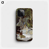 Luncheon on the Grass - Claude Monet Phone Case.