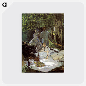 アートポストカード-Luncheon on the Grass - クロード モネ Postcard.