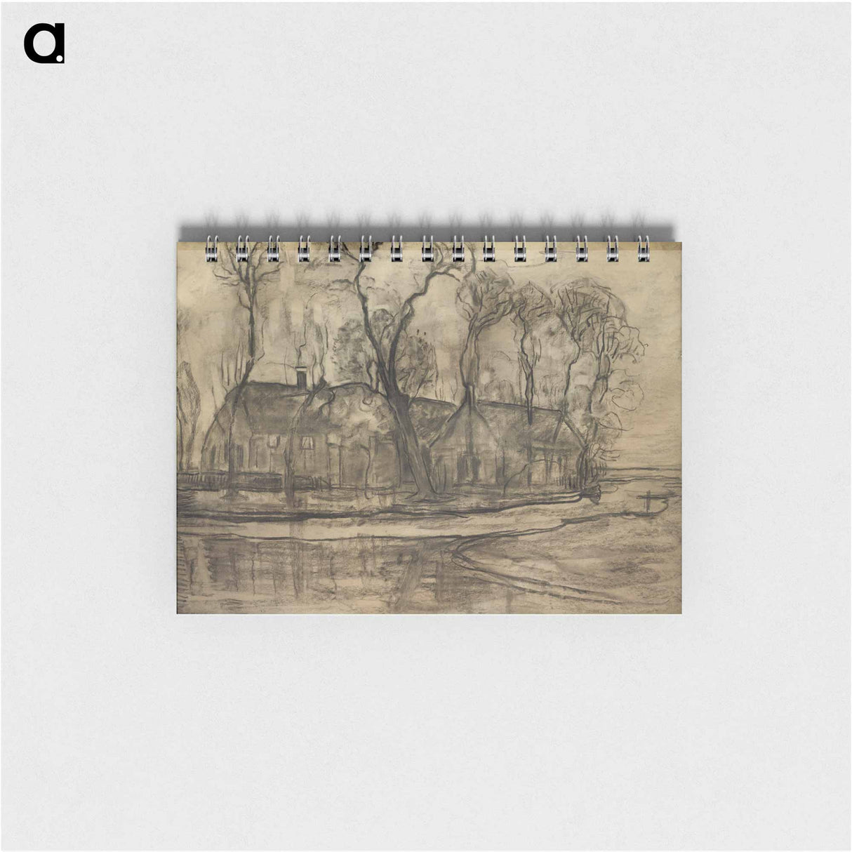アートメモ帳-Farm Near Duivendrecht, The Sea
 - ダラス美術館 Memo.