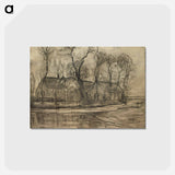 アートポストカード-Farm Near Duivendrecht, The Sea
 - ダラス美術館 Postcard.