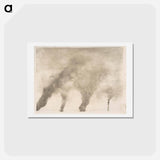 アートポストカード-Factory Smoke - エドガー ドガ Postcard.