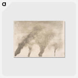 アートポストカード-Factory Smoke - エドガー ドガ Postcard.