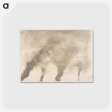 アートポストカード-Factory Smoke - エドガー ドガ Postcard.