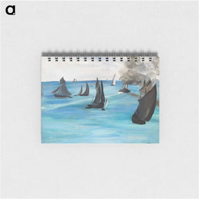 アートメモ帳-Sea View, Calm Weather - エドゥアール マネ Memo.