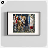 Quest for the Holy Grail Tapestries: The Failure of Sir Gawaine - エドワード バーン ジョーンズ Poster.