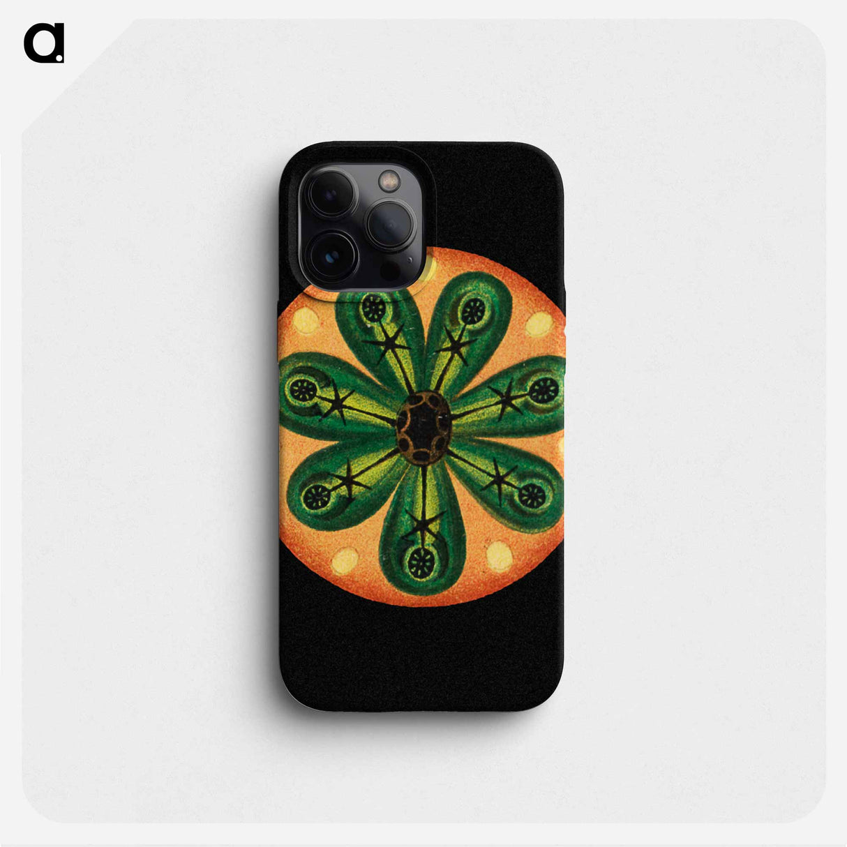 Colorful vintage tunicate marine life illustration - エルンスト ヘッケル Phone Case.