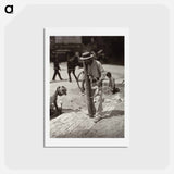 アートポストカード-Street Paver
 - ウジェーヌ アジェ Postcard.
