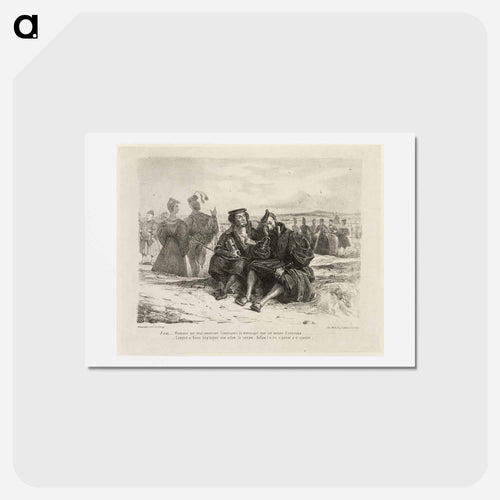 イエロー - ウジェーヌ ドラクロワ Postcard.