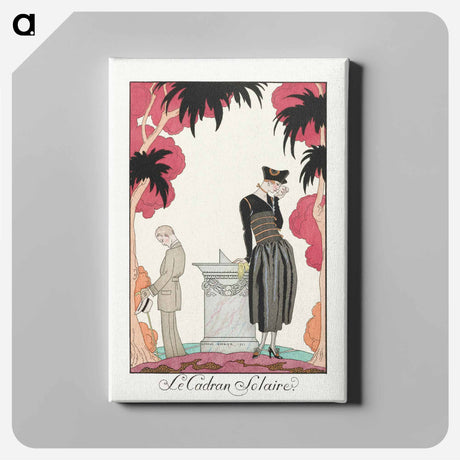 アートパネル-Le Cadran Solaire - ジョージ バービエ Canvas.