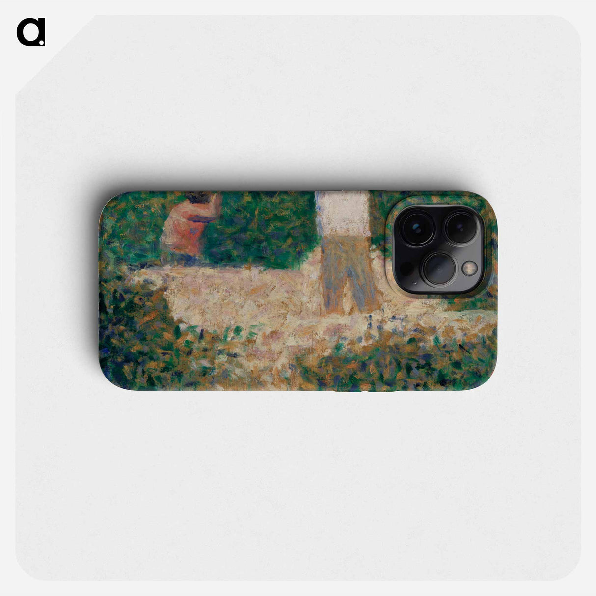 Two Stonebreakers - Georges Seurat Phone Case.