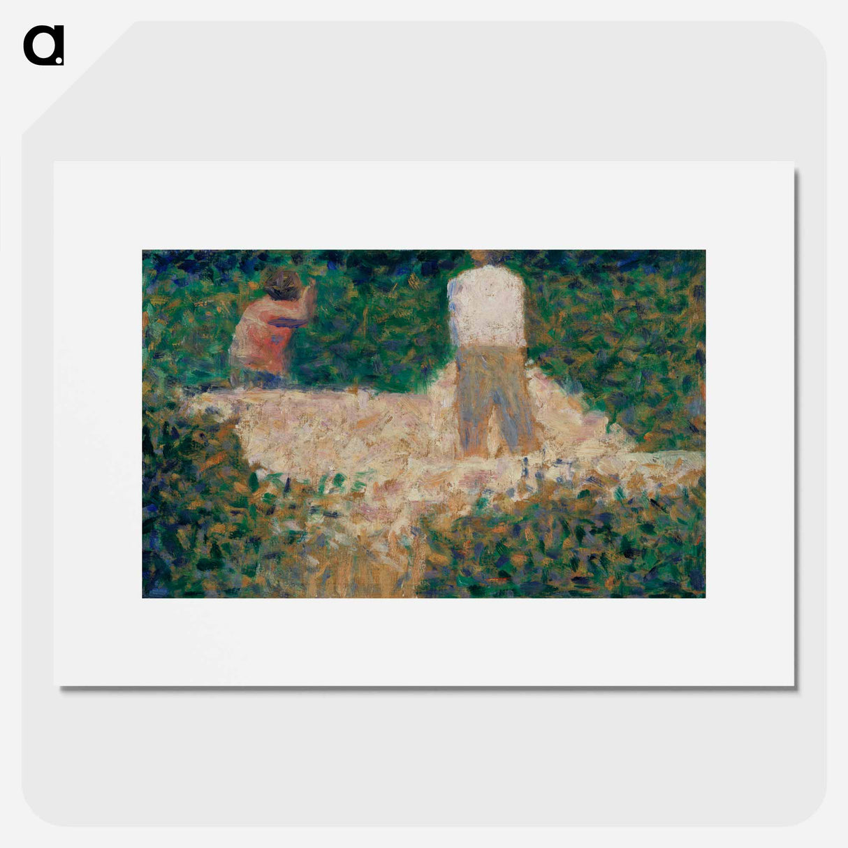 Two Stonebreakers - Georges Seurat Poster.