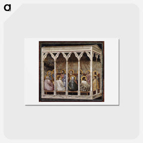 アートポストカード-Pentecost - ジョット ディ ボンドーネ Postcard.