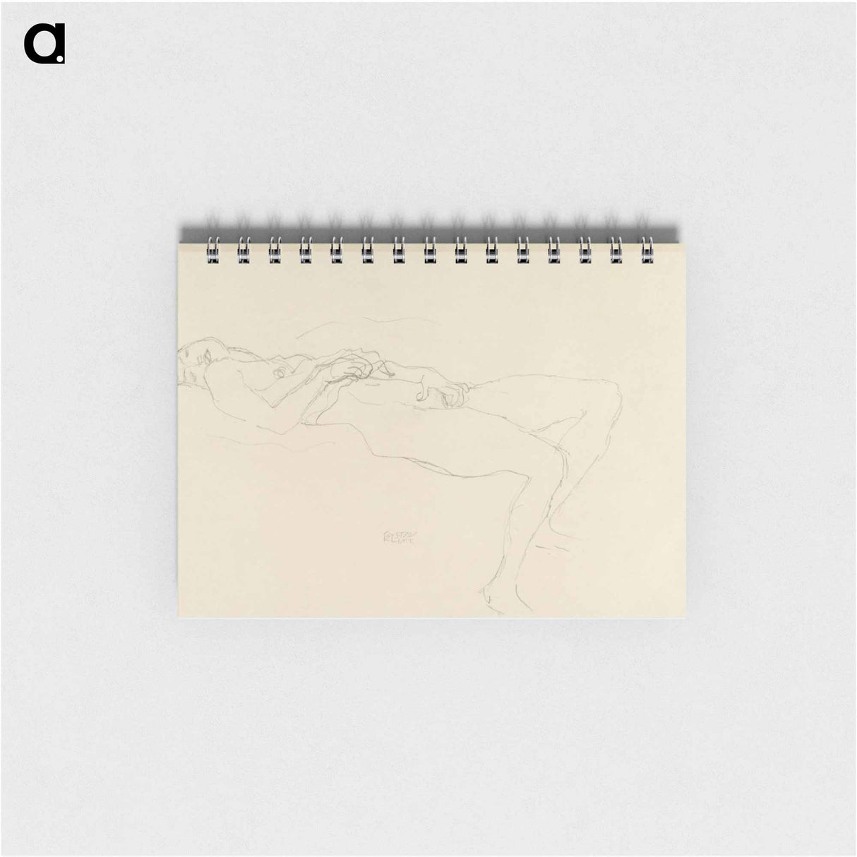 Reclining Nude - グスタフ クリムト Memo.