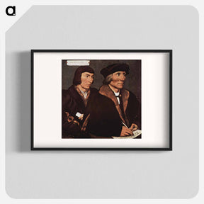 アートポスター-Thomas Godsalve of Norwich and his Son, John - ハンス ホルバイン Poster.
