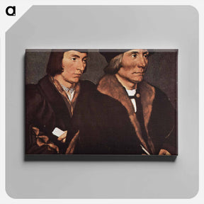 アートパネル-Thomas Godsalve of Norwich and his Son, John - ハンス ホルバイン Canvas.