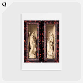 アートポストカード-The Annunciation - ヤン ファン エイク Postcard.